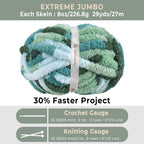 MelloBello Chunky Yarn Moss Field